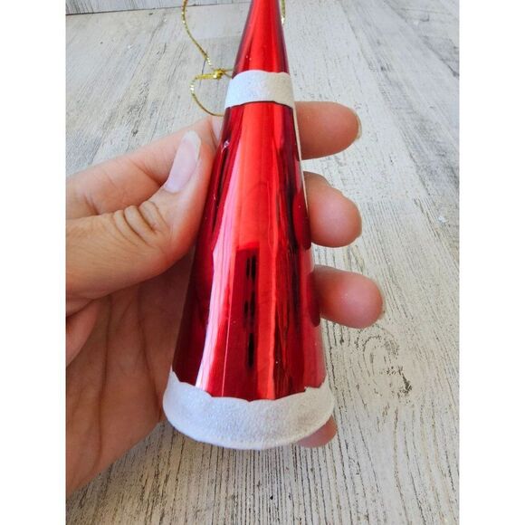 Cone Santa as is ornament medal Xmas tree decor - Picture 4 of 7